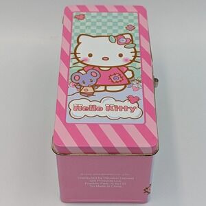 Sanrio Hello Kitty Pink Metal Locker Coin Bank Vintage 2005 Y2K Houston Harvest